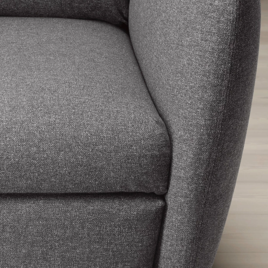 Кресло - IKEA EKOLSUND, 89х97х103 см, серый, ЭКОЛСУНД ИКЕА (изображение №5)