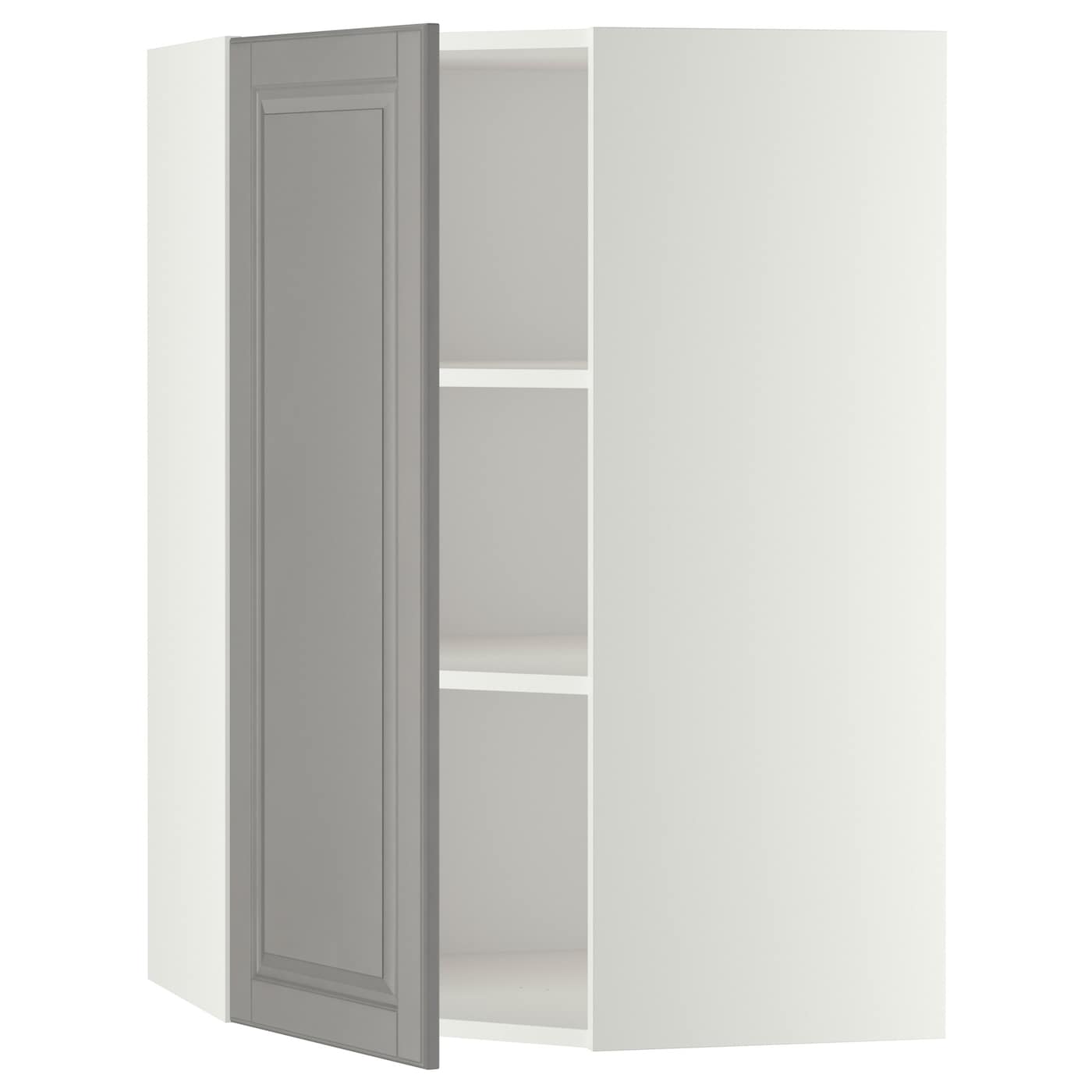 METOD Навесной шкаф - METOD IKEA/ МЕТОД ИКЕА, 100х68 см, белый/серый