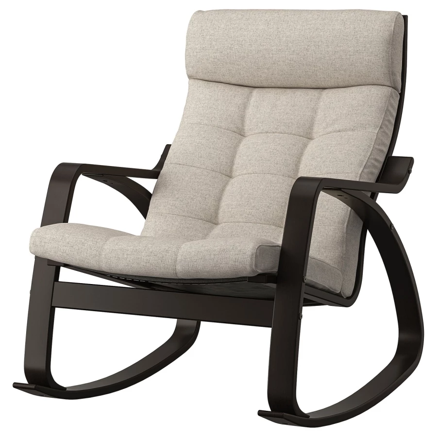 Кресло-качалка - IKEA POÄNG/POANG/ПОЭНГ ИКЕА, 68х94х95 см (изображение №1)