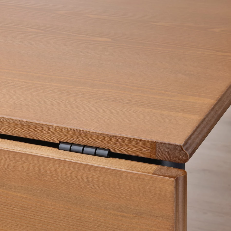 Набор кухонных столов - DANDERYD/INGOLF IKEA/ ДАНДЕРИТ/ИНГОЛЬФ ИКЕА, 134х80х74 см, коричневый (изображение №4)