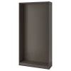 Каркас гардероба - IKEA PAX, 100x35x201 см, темно-серый ПАКС ИКЕА