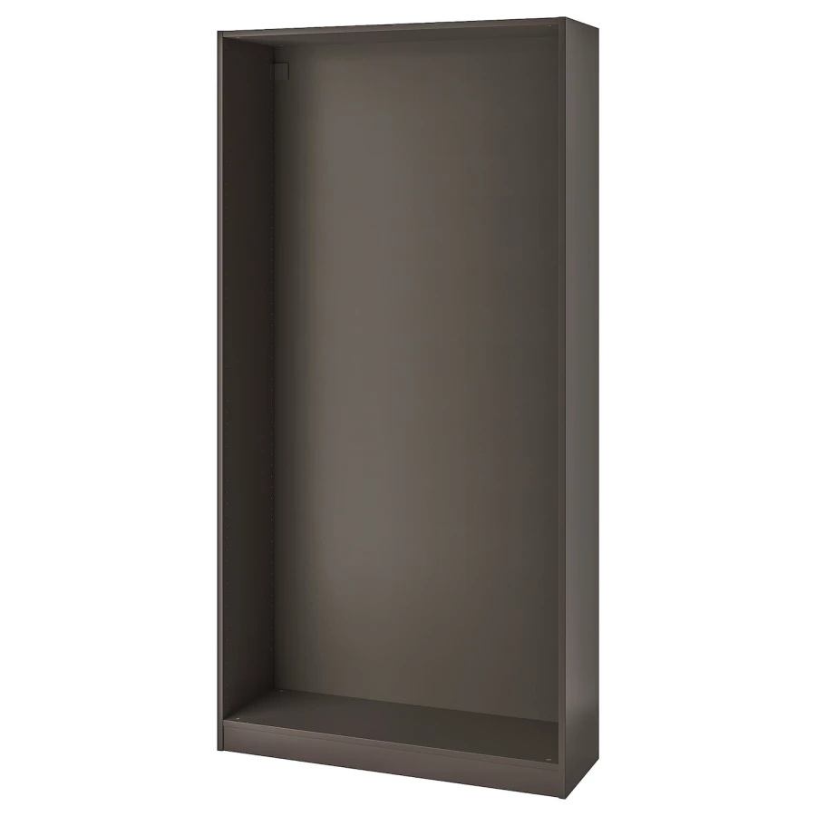 Каркас гардероба - IKEA PAX, 100x35x201 см, темно-серый ПАКС ИКЕА (изображение №1)