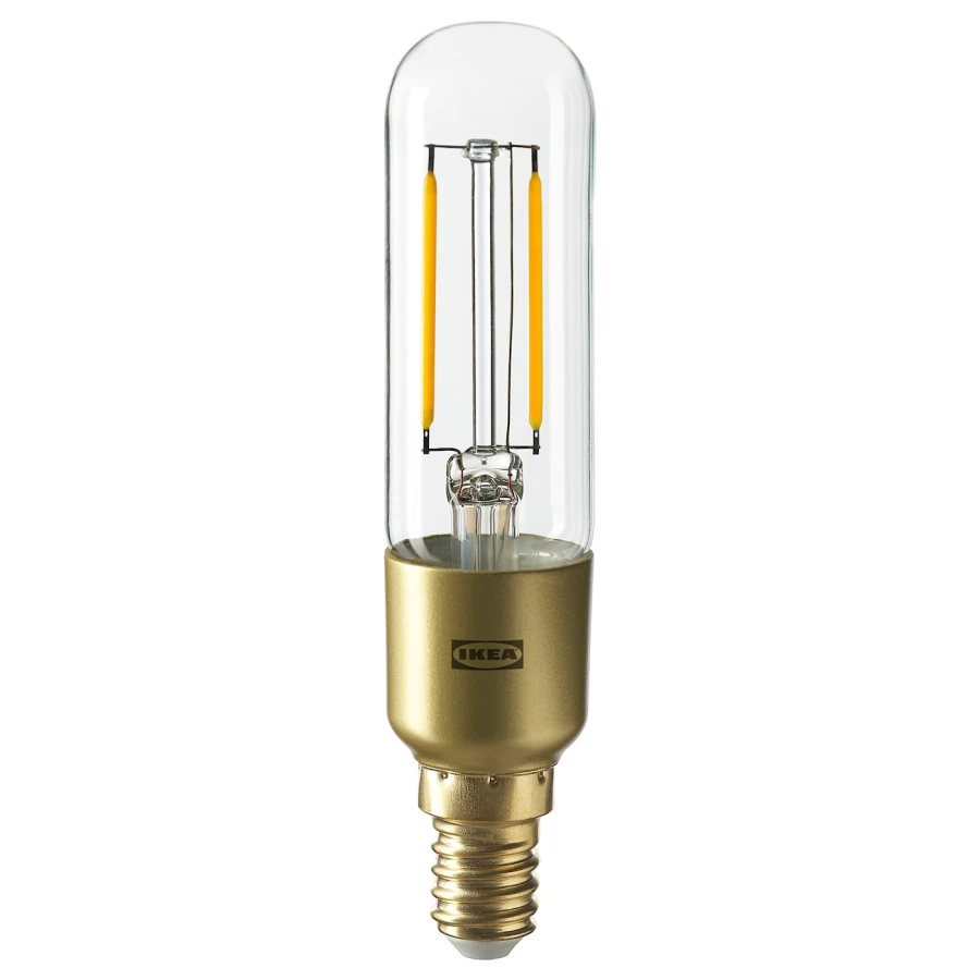 Светодиодная лампа - LUNNOM  IKEA/ ЛУННОМ ИКЕА, 25 мм, золотистый (изображение №1)