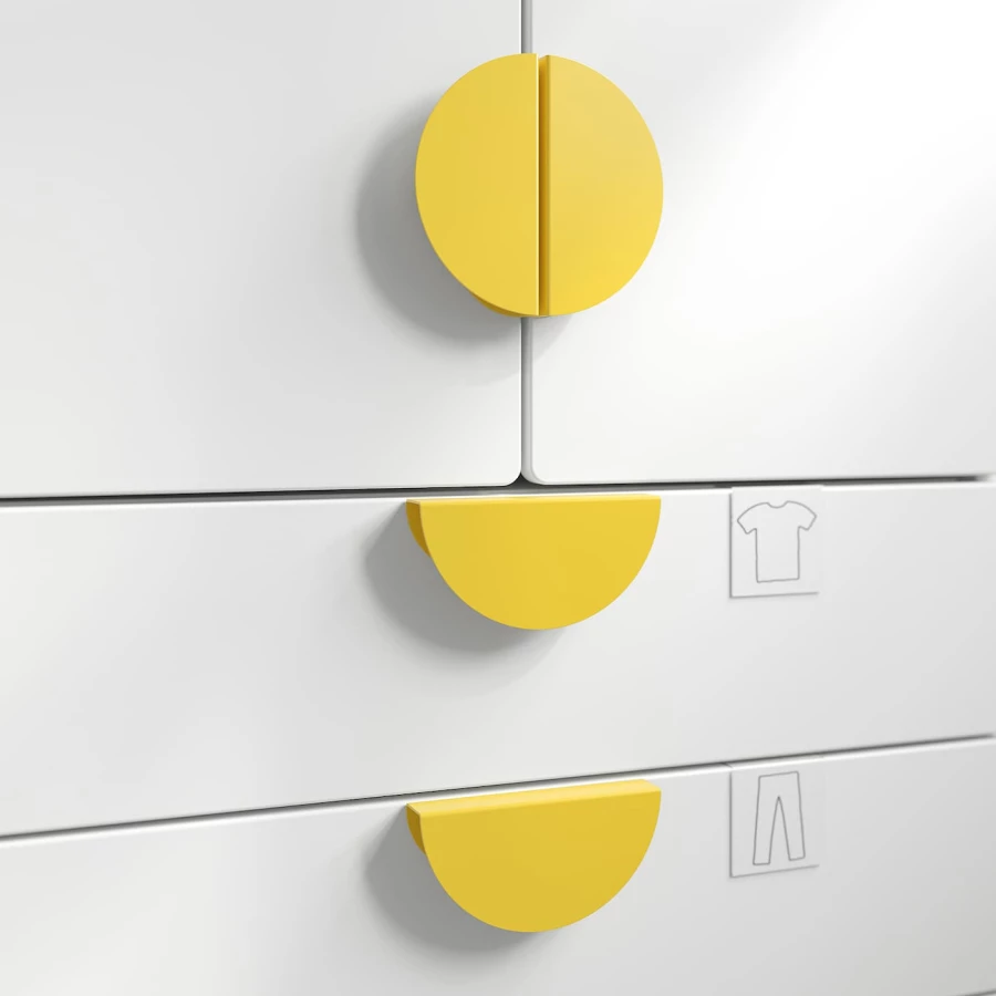 Ручка-скоба - IKEA BEGRIPA, 13 см, желтый, БЕГРИПА ИКЕА (изображение №2)