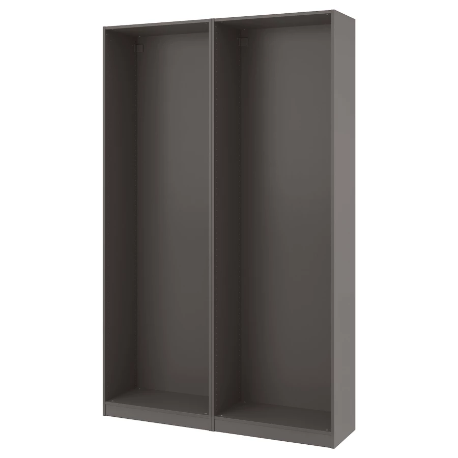 Каркас гардероба - IKEA PAX, 150x35x236 см, темно-серый ПАКС ИКЕА (изображение №1)