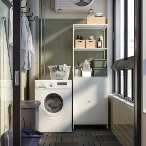 Второе фото. Комплект дверей и стенок для стеллажа - JOSTEIN IKEA/ЙОСТЕЙН ИКЕА, 82х60 см, белый