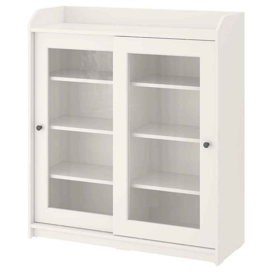 Шкаф - HAUGA IKEA/ ХАУГА ИКЕА, 105x116х36 см, белый (изображение №1)