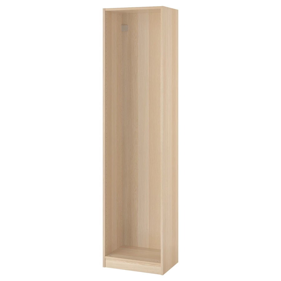 Каркас гардероба - PAX IKEA/ ПАКС ИКЕА, 50x35x201 см, под беленый дуб (изображение №1)