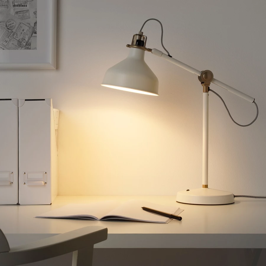 Лампа - RANARP IKEA/РАНАРП ИКЕА, 41 см, белый (изображение №2)