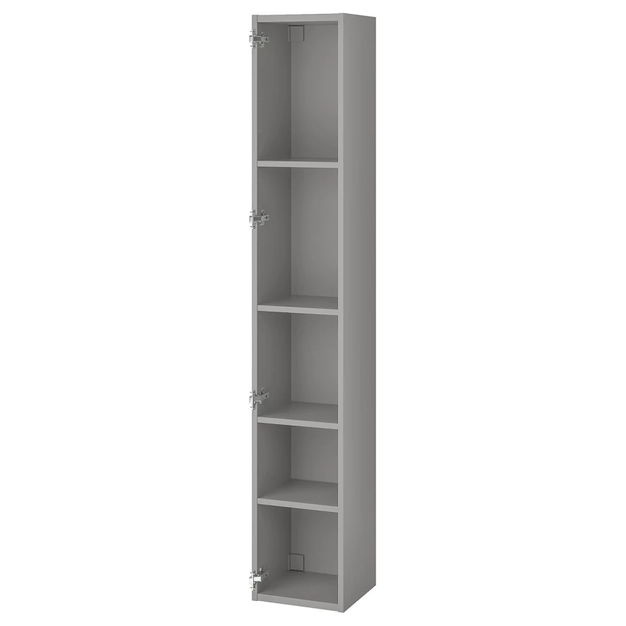 Каркас высокого шкафа - ENHET IKEA/ЭНХЕТ ИКЕА, 30х30х180 см, серый (изображение №1)