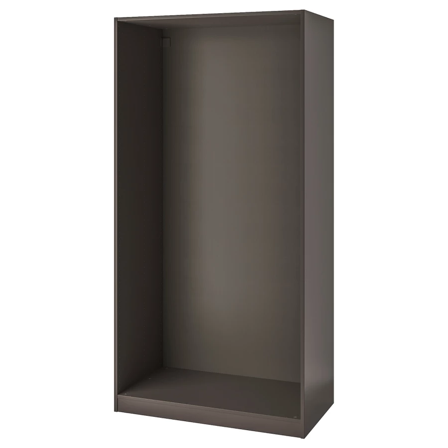 Каркас гардероба - IKEA PAX, 100x58x201 см, темно-серый ПАКС ИКЕА (изображение №1)