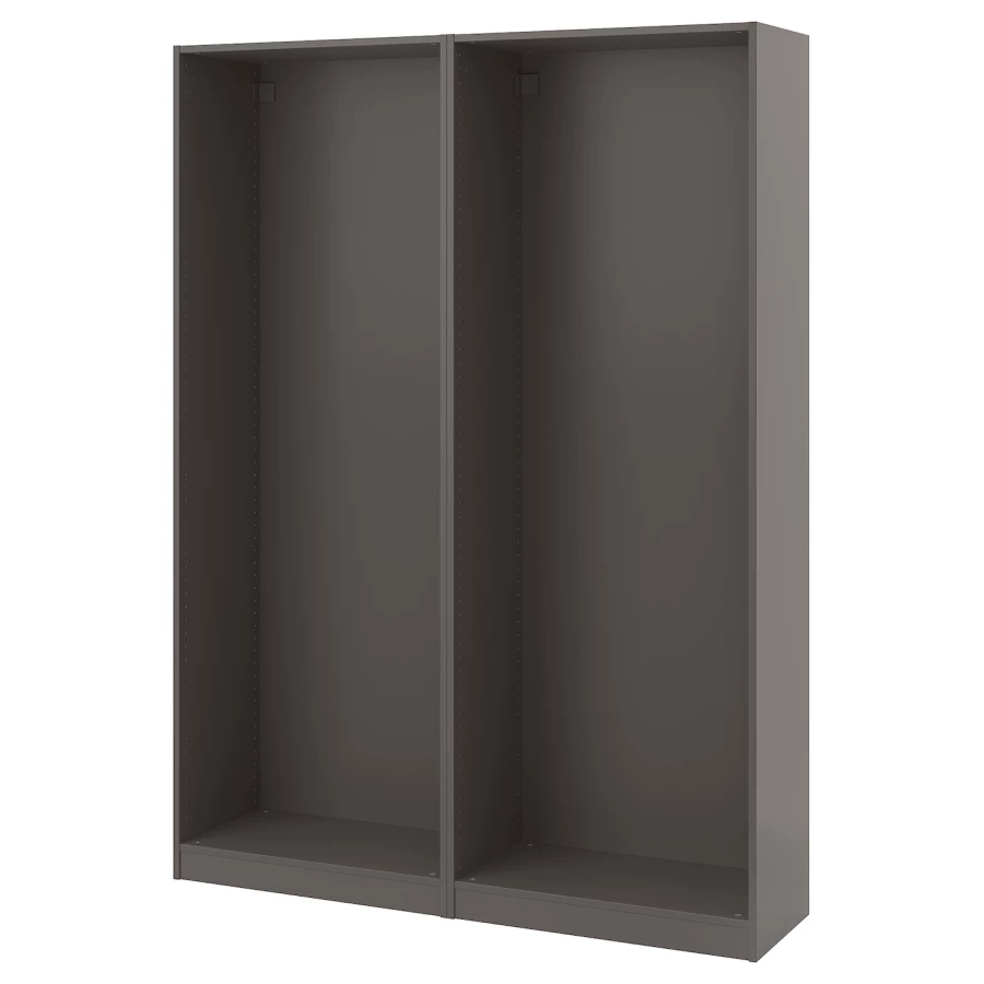 Каркас гардероба - IKEA PAX, 150x35x201 см, темно-серая ПАКС ИКЕА (изображение №1)