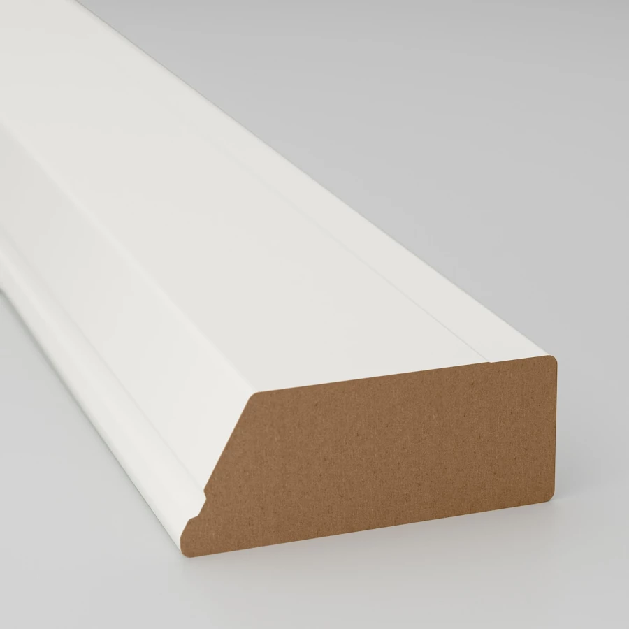 Профилированная декоративная планка - STENSUND IKEA/ СТЕНСУНД ИКЕА, 221х3 см, белый (изображение №5)