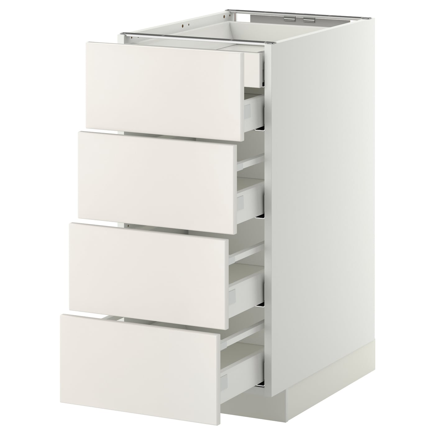 Напольный кухонный шкаф  - IKEA METOD MAXIMERA, 80x62x40см, белый, МЕТОД МАКСИМЕРА ИКЕА