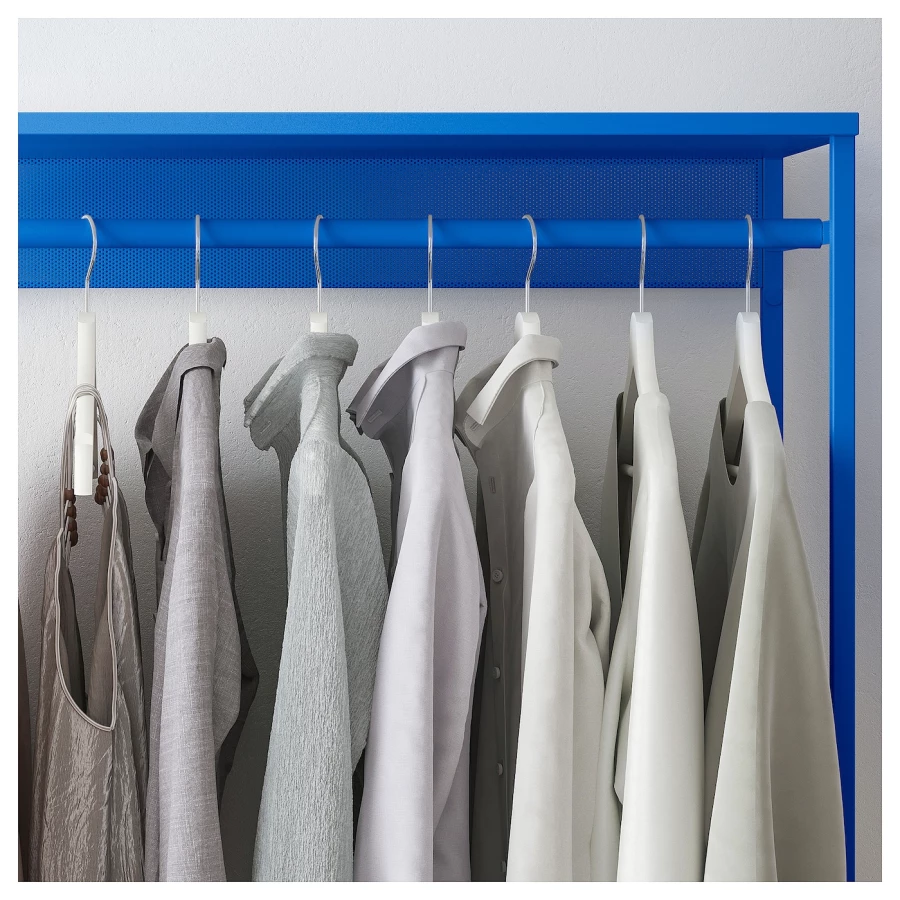 Открытый модуль для одежды - IKEA PLATSA/ПЛАТСА ИКЕА, 40х80х120 см, синий (изображение №2)