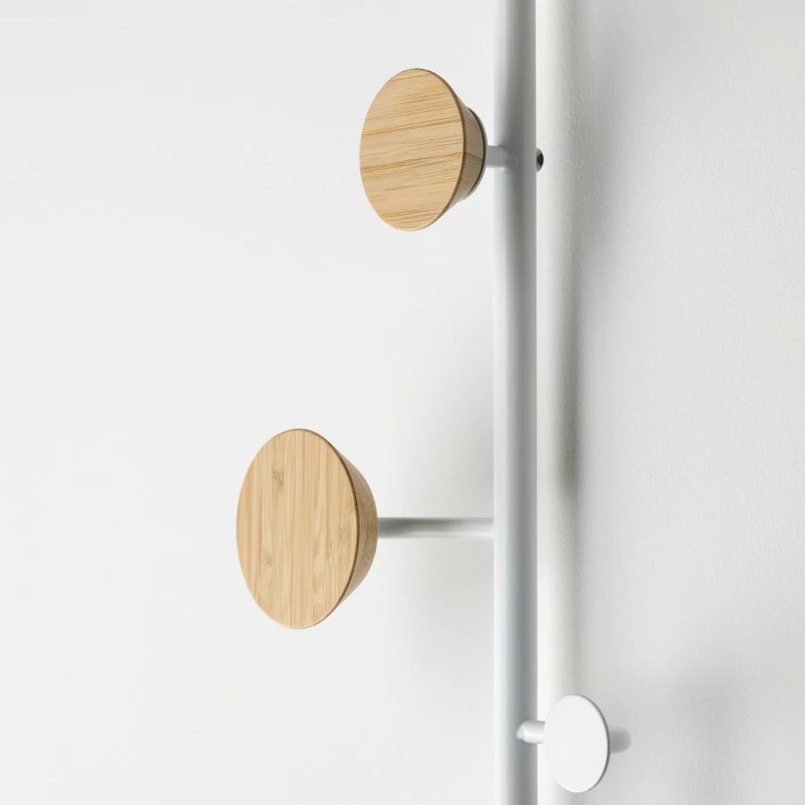 Вешалка на дверь - BARFIS IKEA/БАРФИС ИКЕА, 99x28 см, белый (изображение №2)