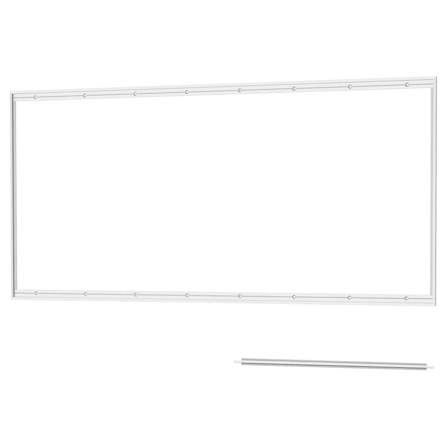 Рейка  - LYSEKIL IKEA/ ЛИСЕКИЛ  ИКЕА,  120х55 см,  белый (изображение №1)