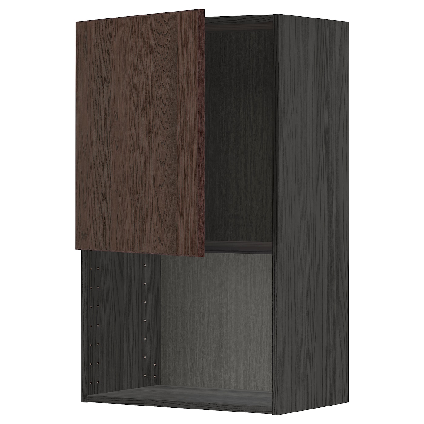 Навесной шкаф  - METOD  IKEA/  МЕТОД ИКЕА, 100х60 см, черный/коричневый