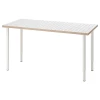 Письменный стол - IKEA LAGKAPTEN/OLOV, 140х60х63-93 см, белый антрацит, ЛАГКАПТЕН/ОЛОВ ИКЕА