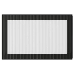 Стеклянные двери - FÄLLSVIK / FALLSVIK IKEA/ ФЭЛЛСВИК ИКЕА, 38х60 см, черный