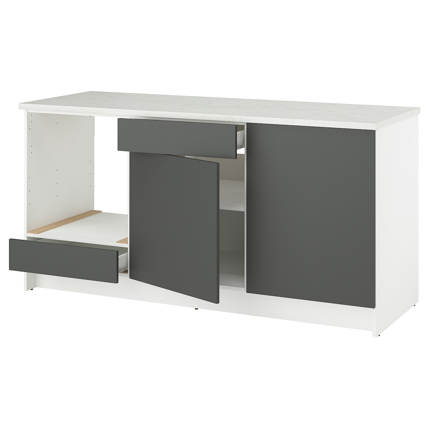 Напольный шкаф - IKEA KNOXHULT/ИКЕА КНОКСХУЛЬТ, белый