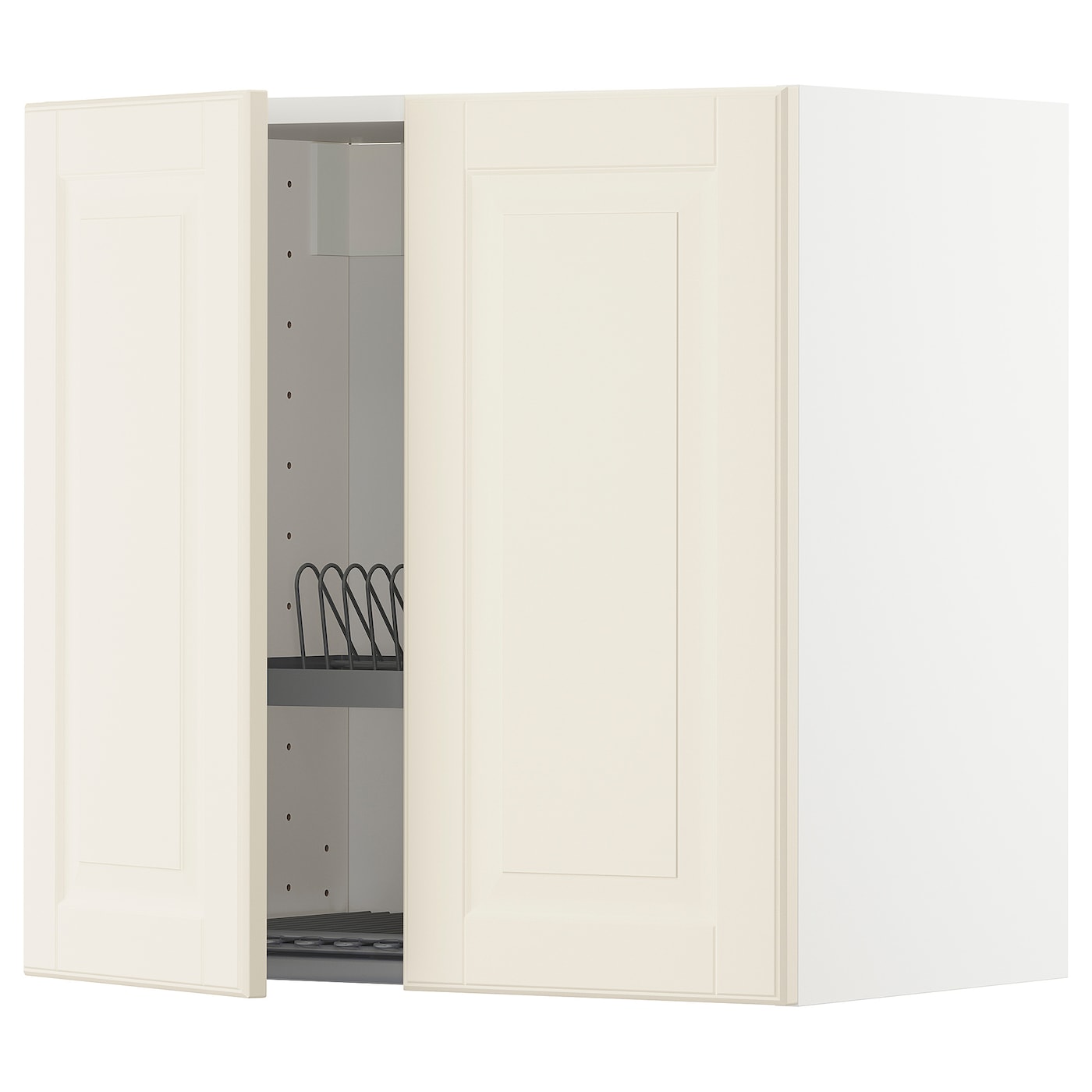 Навесной шкаф с сушилкой - METOD IKEA/ МЕТОД ИКЕА, 60х60 см, бежевый/белый