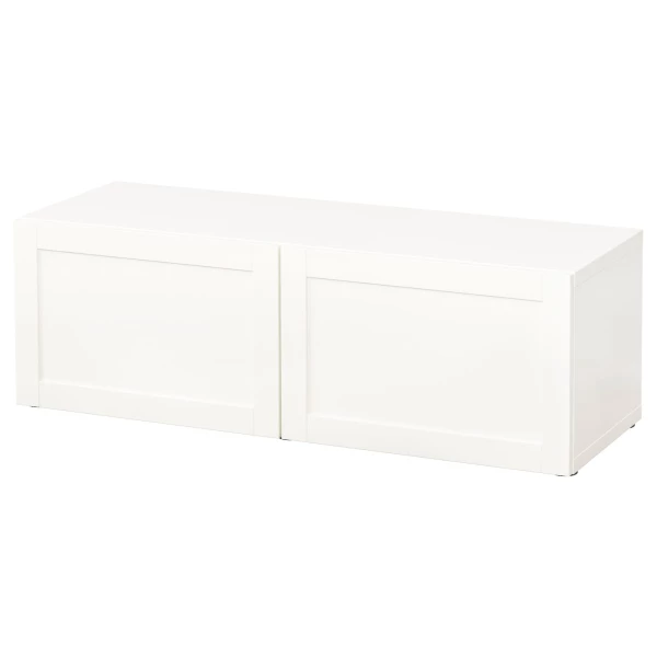 Шкаф - IKEA BESTÅ/BESTA, 120x40x38 см, белый, Бесто ИКЕА