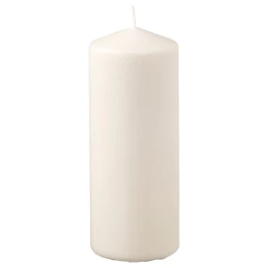 Блочная свеча - IKEA FENOMEN/ФЕНОМЕН ИКЕА, 19х6,8 см, белый