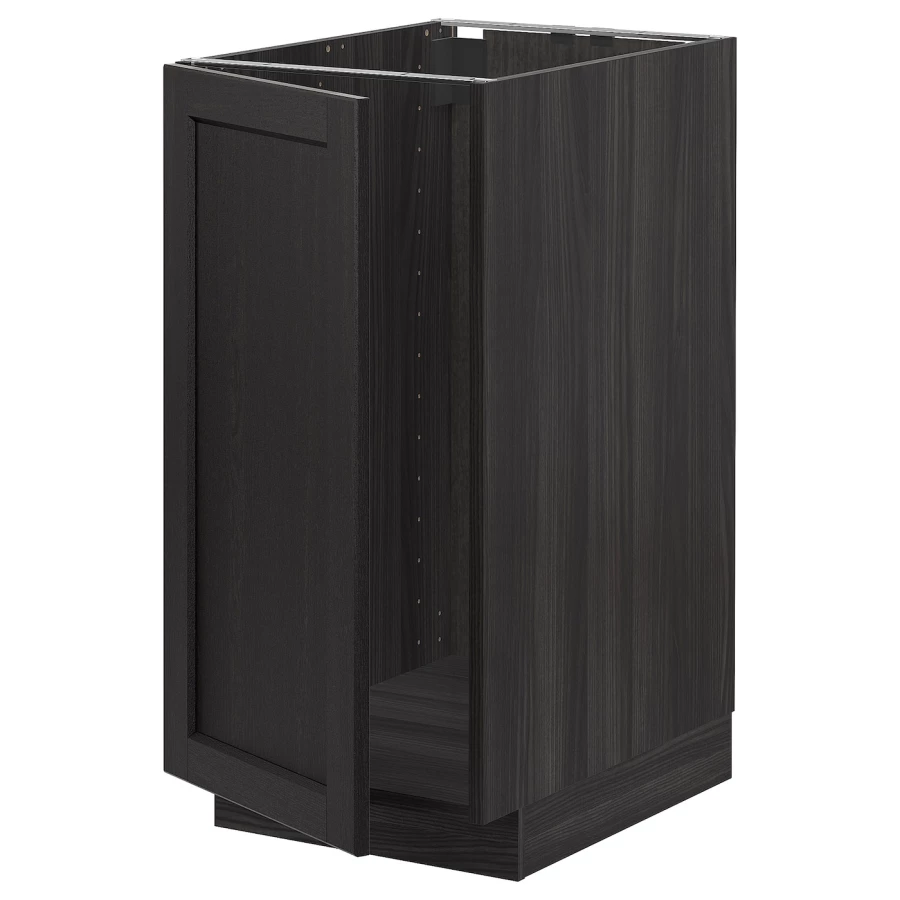 Напольный шкаф - METOD IKEA/ МЕТОД ИКЕА,  40х88 см, черный (изображение №1)