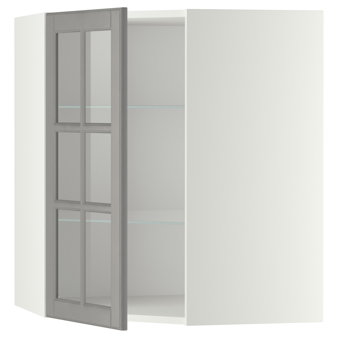 Шкафт - METOD  IKEA/  МЕТОД ИКЕА, 80х68 см, серый/белый