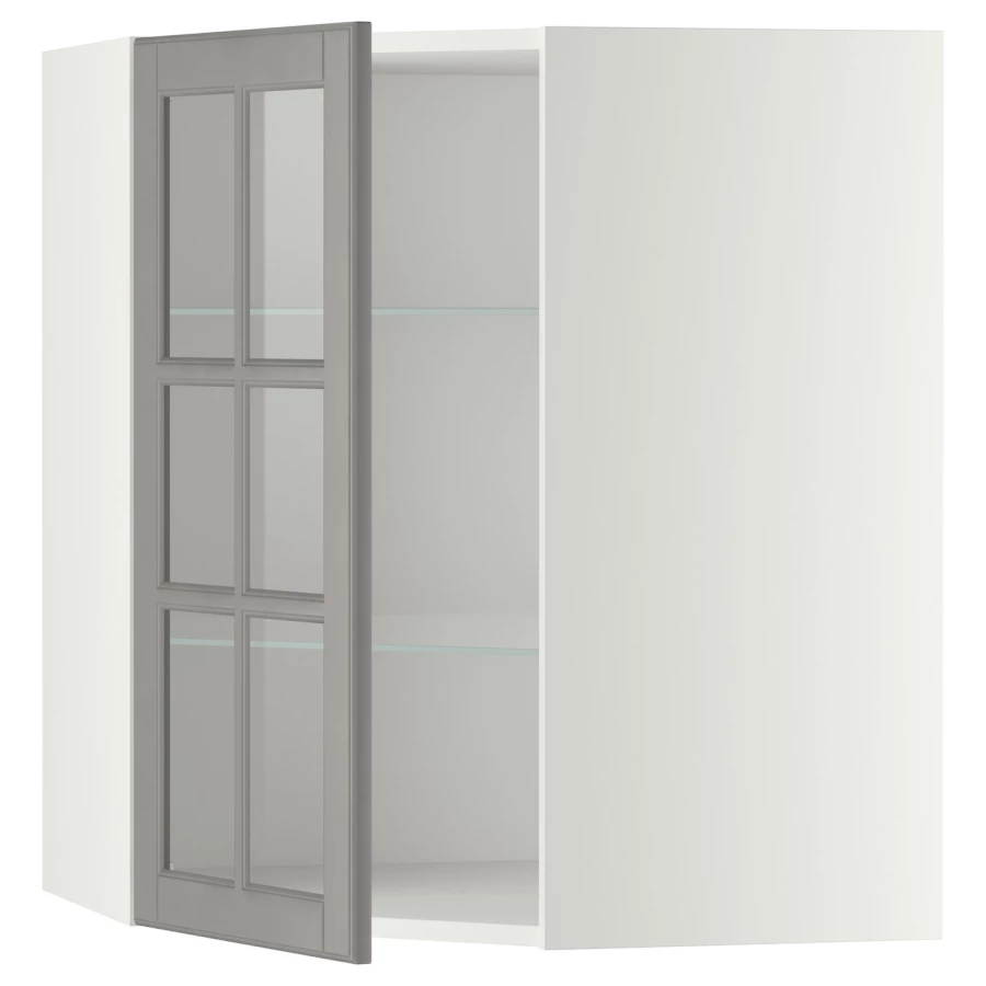 Шкафт - METOD  IKEA/  МЕТОД ИКЕА, 80х68 см, серый/белый (изображение №1)