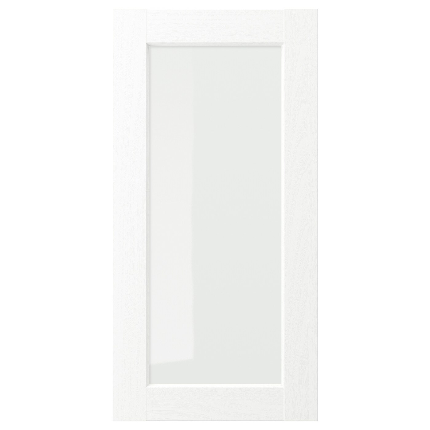 Дверца со стеклом - ENKÖPING/ENKOPING, 80х40 см, белый, ЭНКОПИНГ/ЭНКЁПИНГ ИКЕА