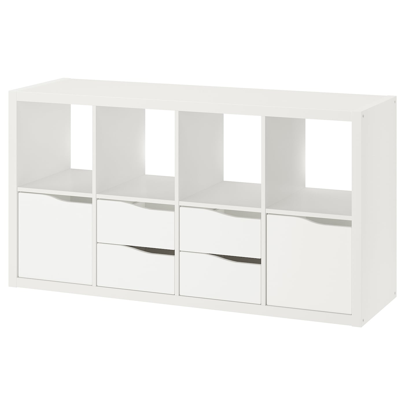 Книжный шкаф - IKEA KALLAX, 147х39х77 см, белый, КАЛЛАКС ИКЕА