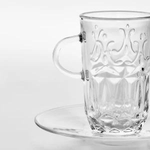 Чайный набор, 4 шт. - IKEA SÄLLSKAPLIG/SALLSKAPLIG, 70 мл, прозрачный, СЭЛЛЬСКАПЛИГ ИКЕА