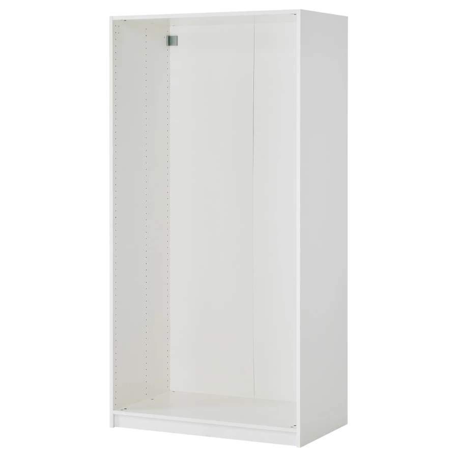 Платяной шкаф - IKEA PAX/FARDAL/ПАКС/ФАРДАЛЬ ИКЕА, 100x37x201 см, белый (изображение №2)