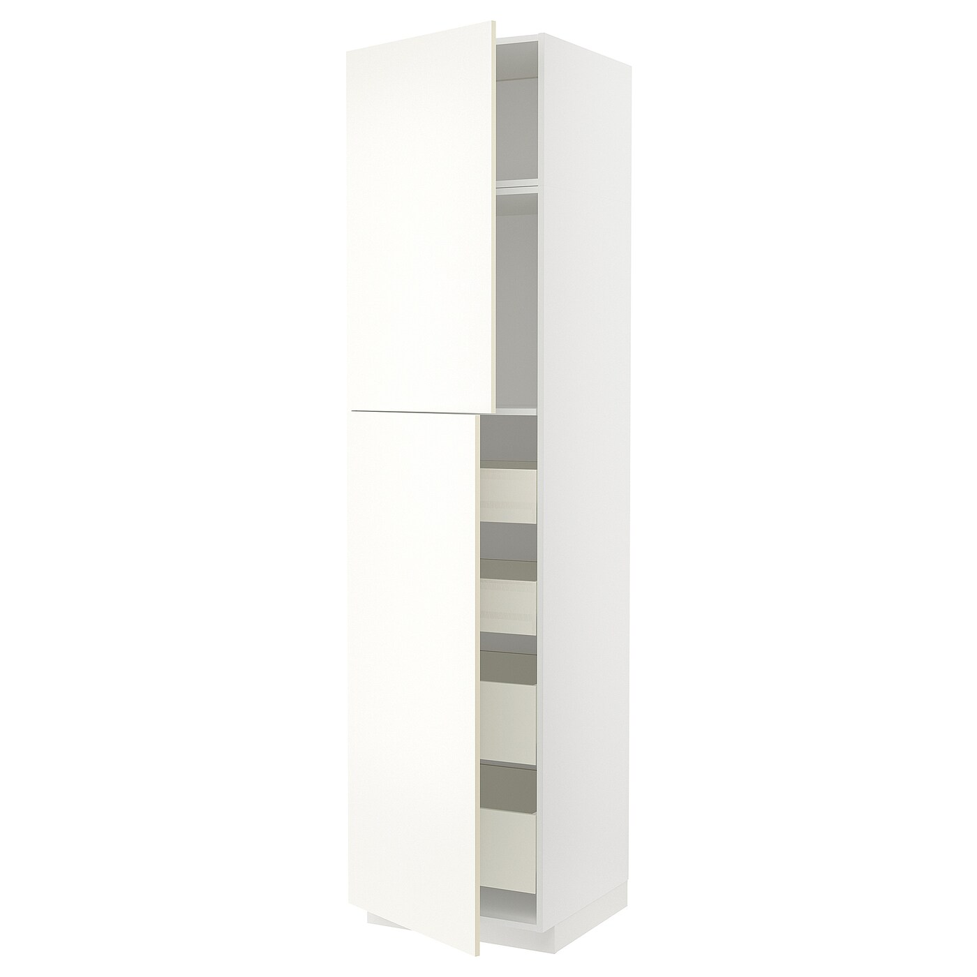 Высокий шкаф - IKEA METOD/MAXIMERA/МЕТОД/МАКСИМЕРА ИКЕА, 60х60х240 см, белый
