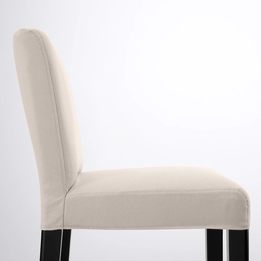 Барный стул со спинкой - BERGMUND IKEA/БЕРГМУНД ИКЕА, 97х45х48см, бежевый (изображение №6)