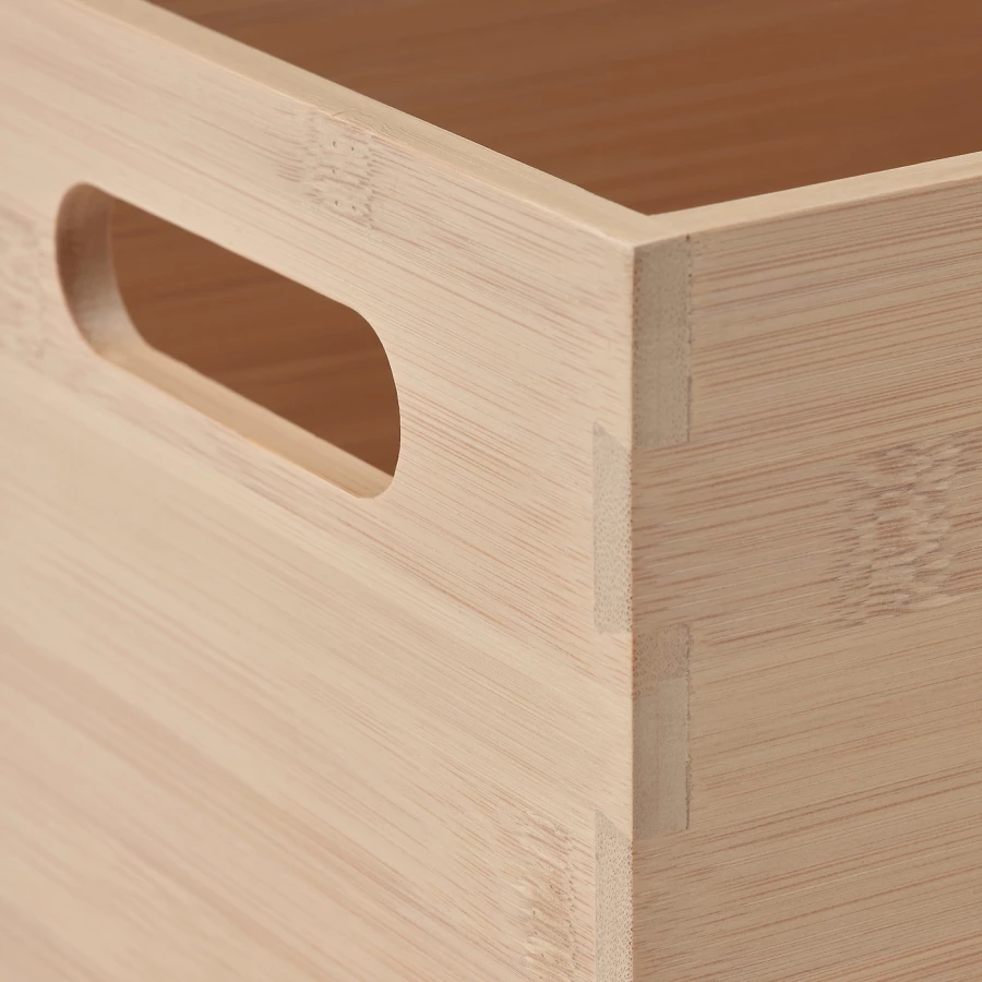Ящик для хранения - UPPDATERA IKEA/УППДАТЕРА ИКЕА, 16x24x15 см, бежевый (изображение №2)