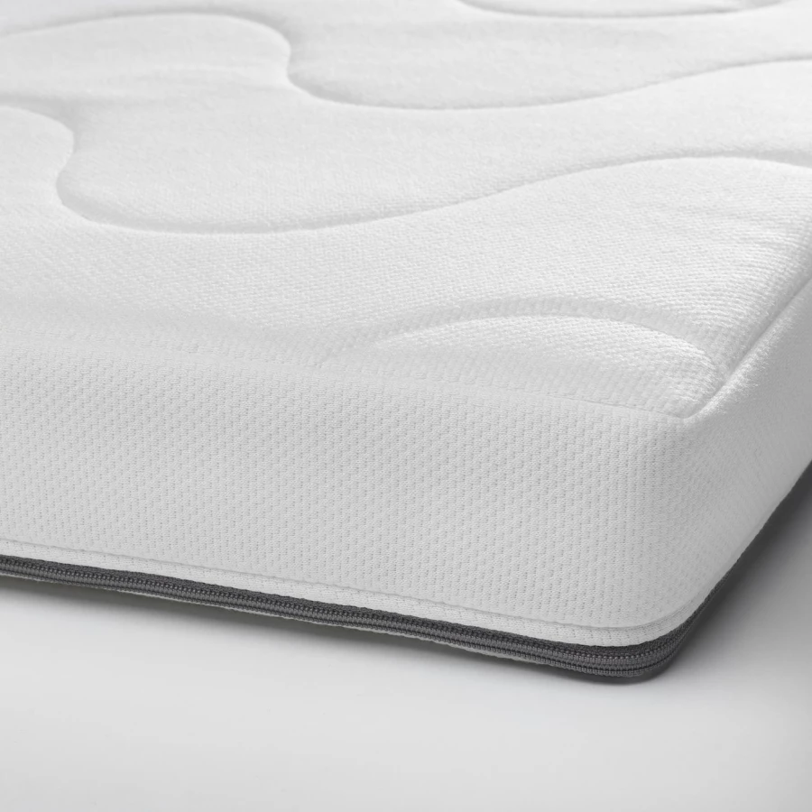 Матрас для детской кроватки - KRUMMELUR IKEA/ КРУММЕЛУР ИКЕА, 60х120 см, белый (изображение №3)
