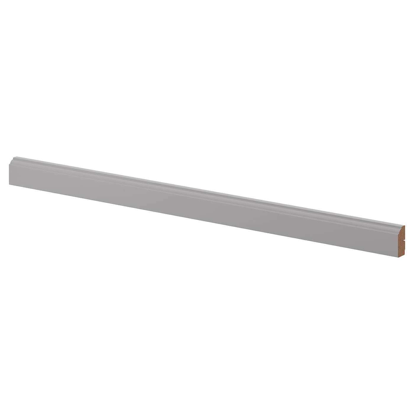 Профильная декоративная планка - BODBYN IKEA/ БУДБИН ИКЕА, 221х6 см, серый