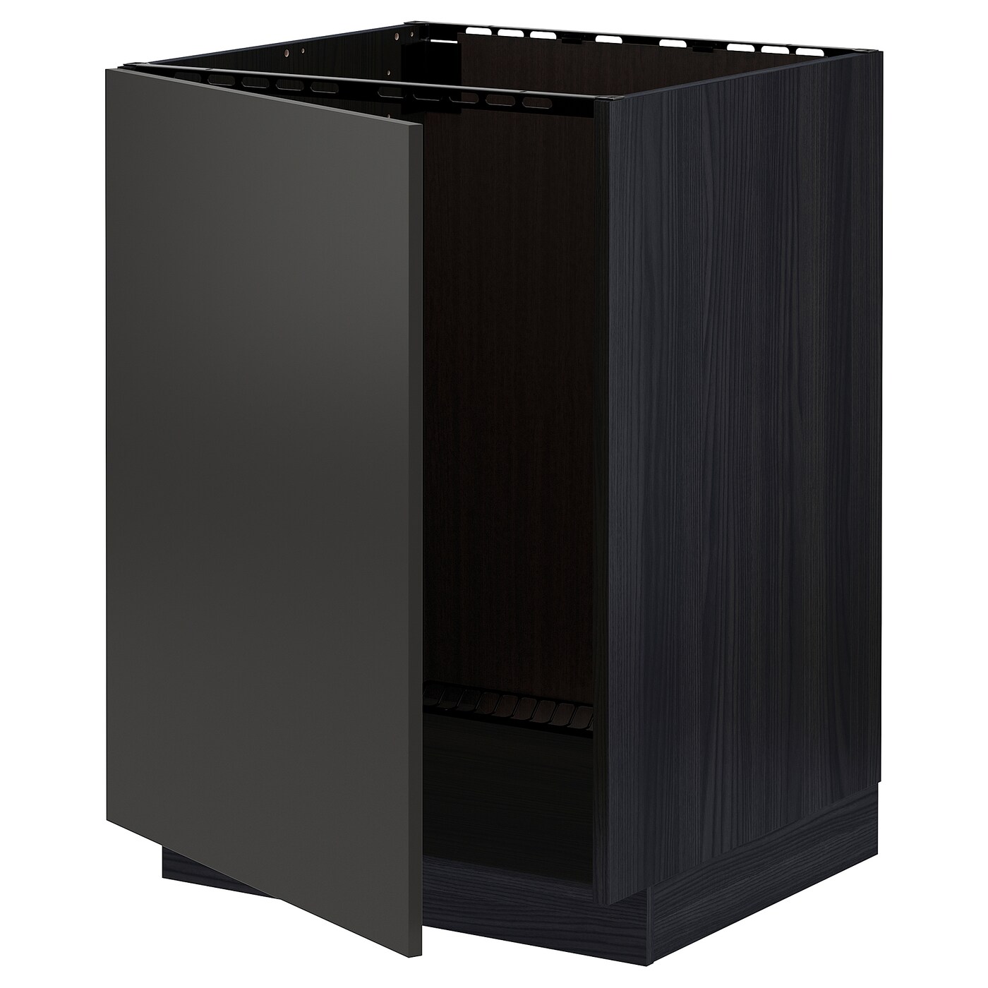 Шкаф под раковину - METOD IKEA/ МЕТОД ИКЕА, 88х60 см,черный