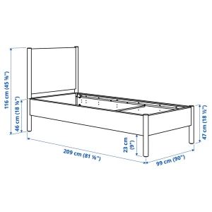 Второе фото. TONSTAD Каркас кровати ИКЕА