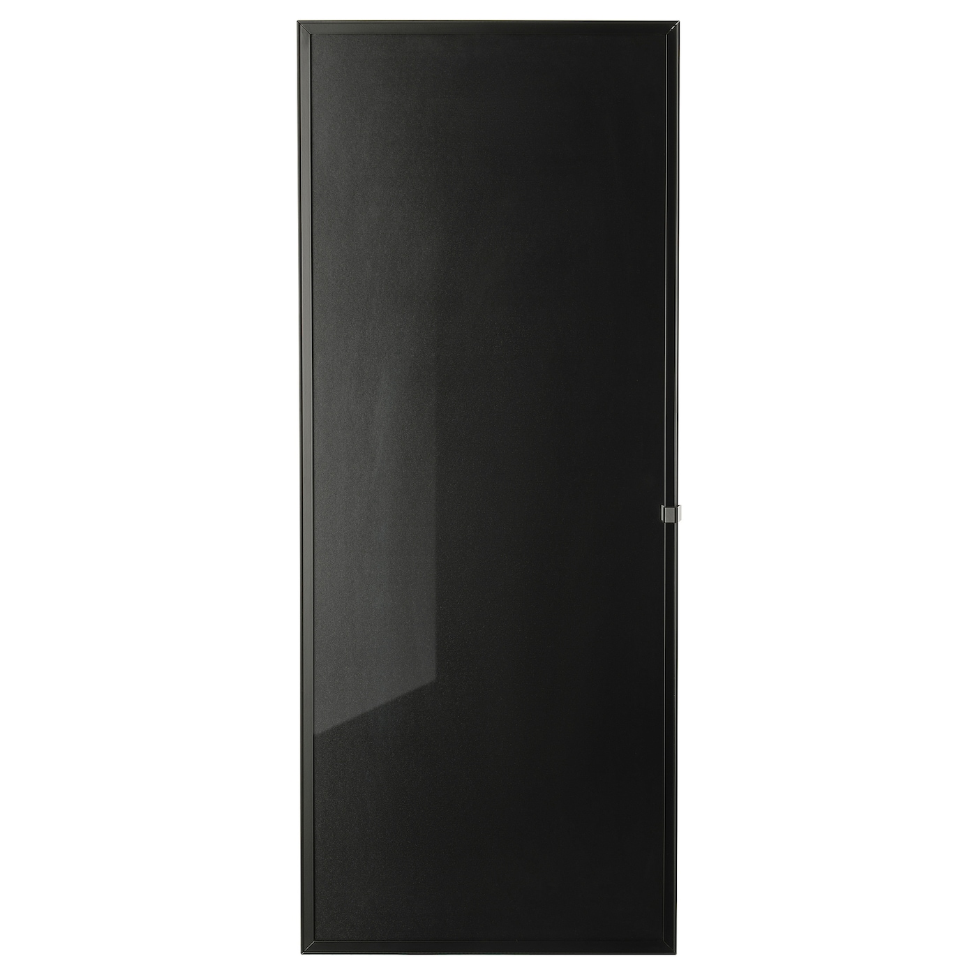 Стеклянная дверь - IKEA HÖGBO/HOGBO/ХЁГБО ИКЕА, 97х40 см, черный глянцевый