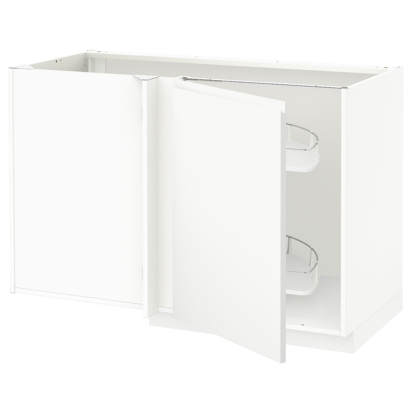 Напольный шкаф  - IKEA METOD, 88x67,5x127,5см, белый, МЕТОД ИКЕА