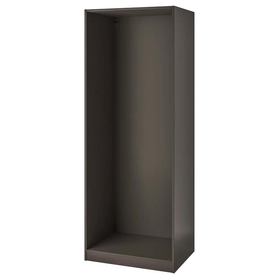 Каркас гардероба - IKEA PAX, 75x58x201 см, темно-серый ПАКС ИКЕА (изображение №1)