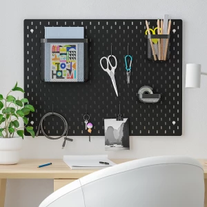 Второе фото. Комбинированная перфорированная доска - SKÅDIS / SKАDIS IKEA/ СКОДИС ИКЕА, 76х56 см, черный