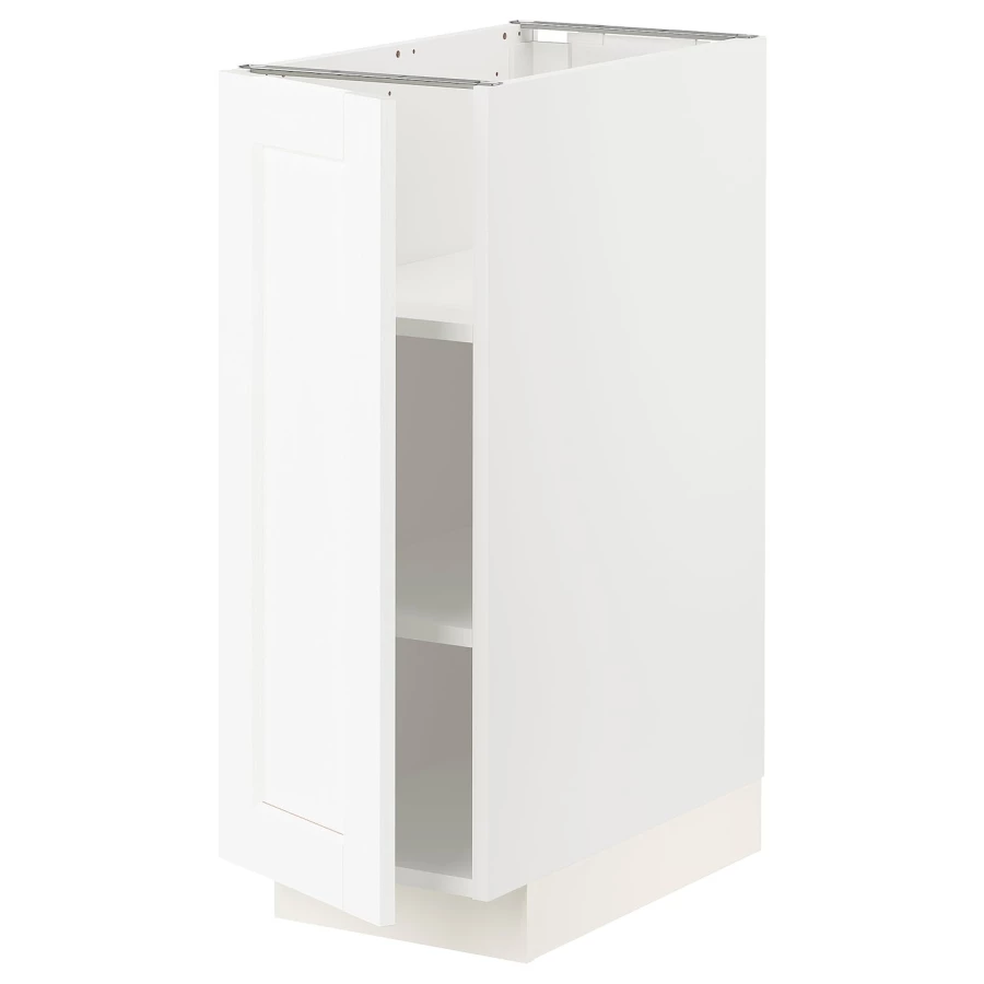 Напольный кухонный шкаф  - IKEA METOD MAXIMERA, 88x62x30см, белый, МЕТОД МАКСИМЕРА ИКЕА (изображение №1)