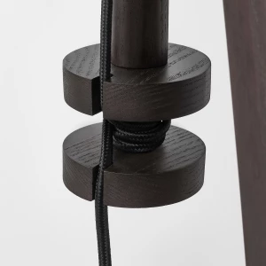 Второе фото. Торшер - IKEA LAUTERS/ЛАУТЕРС ИКЕА, 151 см, черный/белый