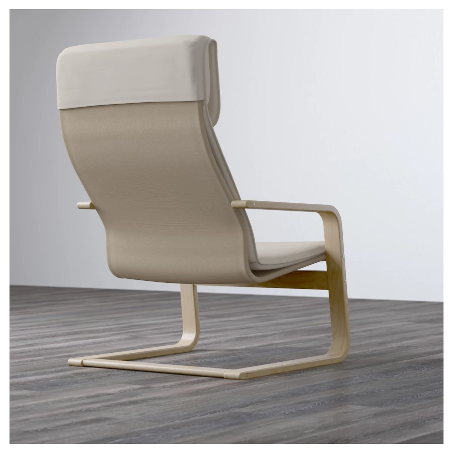 Кресло-качалка - IKEA PELLO/ПЕЛЛО ИКЕА, 67х85х96 см, белый (изображение №3)