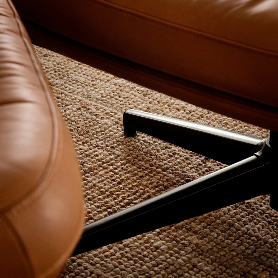 Вращающееся кресло - IKEA HAVBERG, 66х99х92 см, золотисто-коричневый, ХАВБЕРГ ИКЕА (изображение №4)